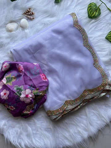 Soft And Shining Tissue Silver Net Party Wear Saree Soft And Shining Tissue Silver Net Party Wear Saree