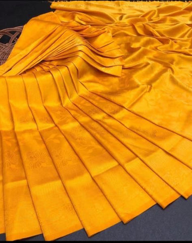 Traditional Kanjivaram Woven Silk Saree With Blouse Piece