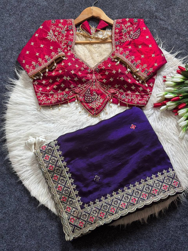 Raktamayuri Royal Silk Saree