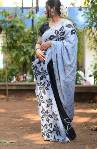 Mono Cotton Printed Saree