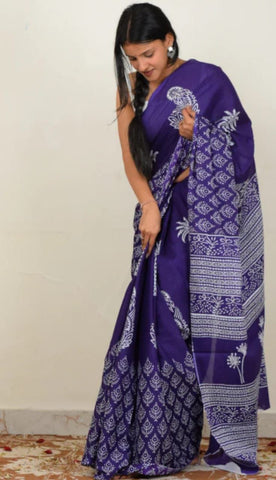 Mono Cotton Printed Saree