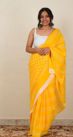 Mono Cotton Printed Saree