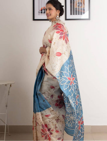 Mono Cotton Printed Saree