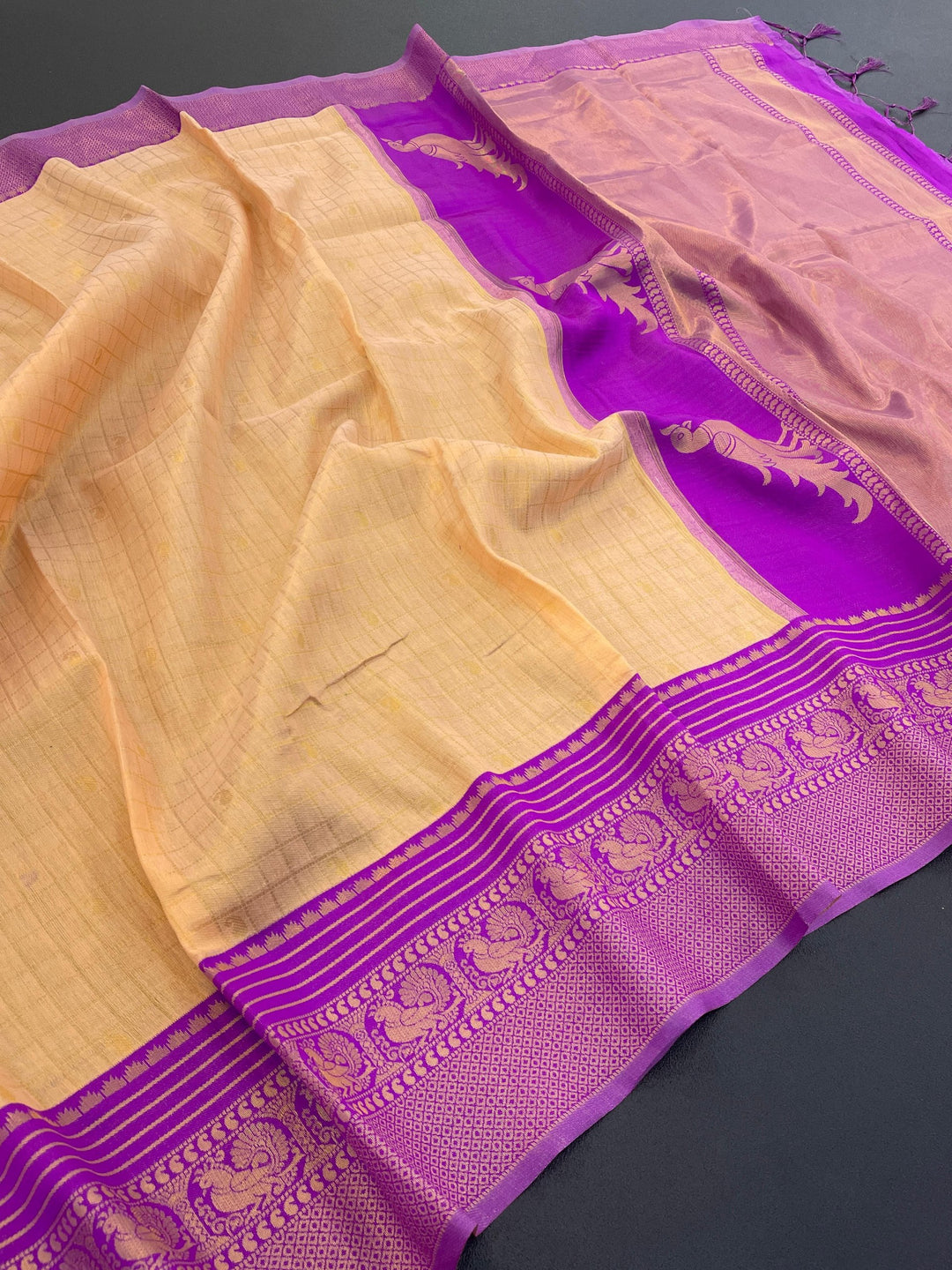 Heritage Weave Beauty Saree -CREAM