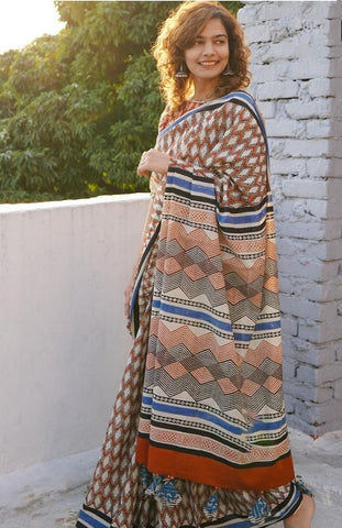Printed Daily Wear Chiffon Saree