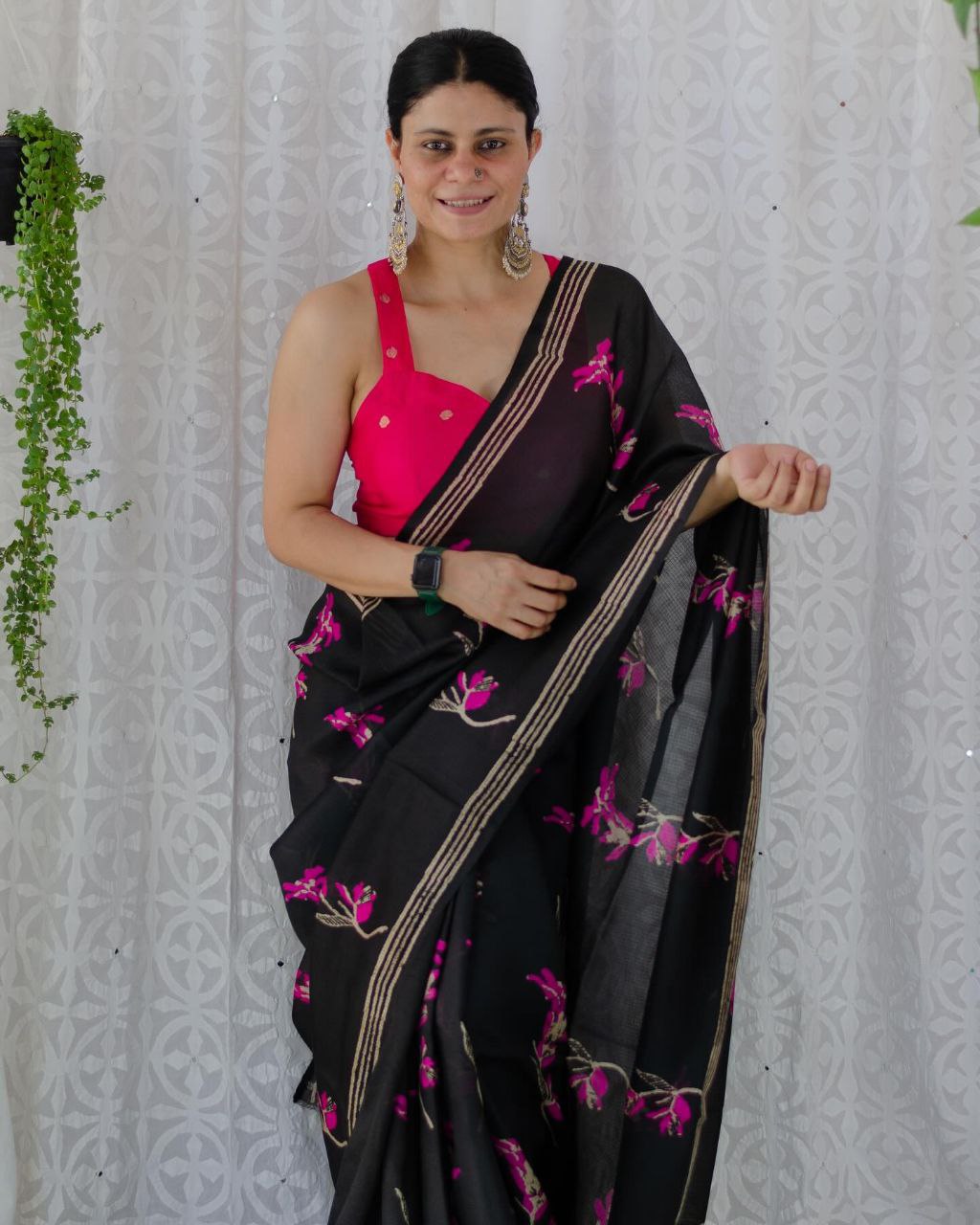 Chanderi Cotton Saree