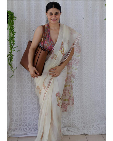 Chanderi Cotton Saree