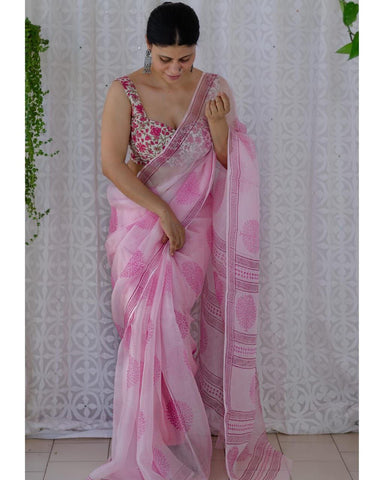 Chanderi Cotton Saree