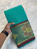 Graceful Handloom Style Cotton Silk Saree - SKY