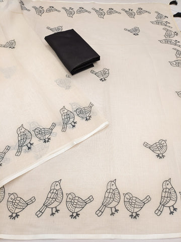 Sparrow Grace Linen Cotton Saree