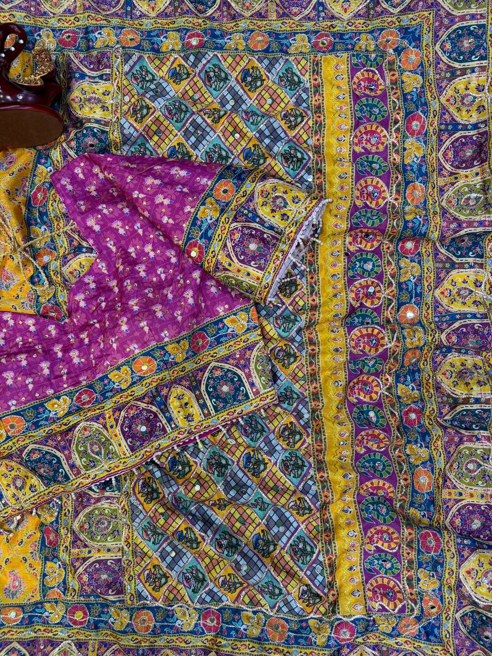 Royal Mirror Grace Soft Chinnon Designer Saree