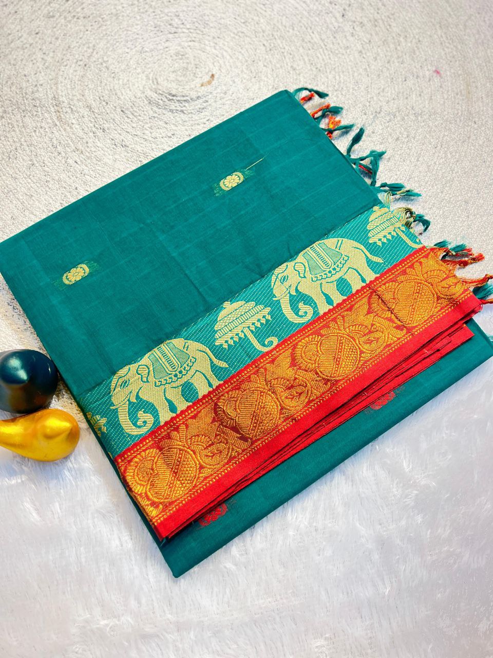 Classic Elephant Motif Designer Saree - RAMA