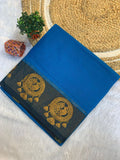 Grace South Cotton Silk Saree  - BLUE