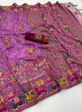 Royal Pashmina Soft Silk Elegance Saree - ORCHIDE PURPLE - 1