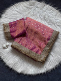 Pink Radiance Shimmer Saree with Luxury Border