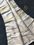 Royal Banarasi Silk Saree with Rich Zari Weaving & Traditional Designer Pallu - OFF WHITE