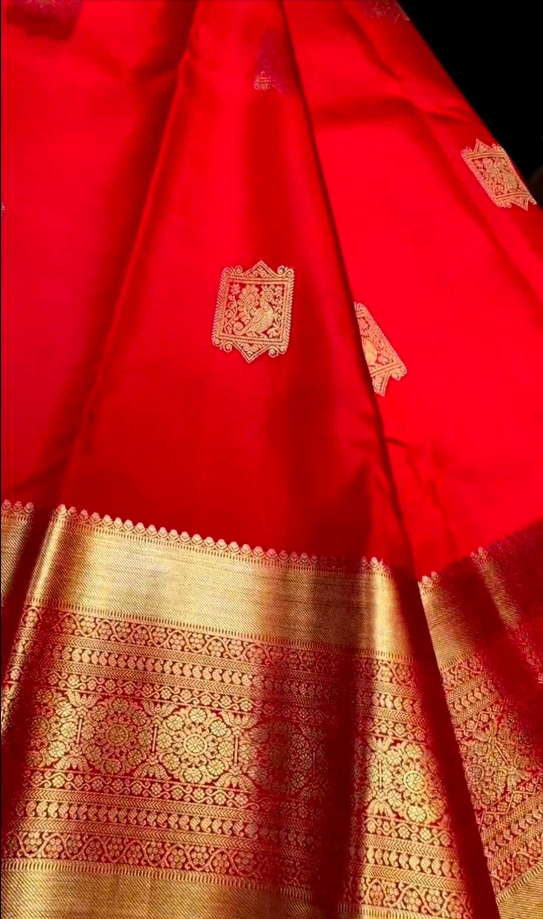 Kanchipuram Red Silk Sarees