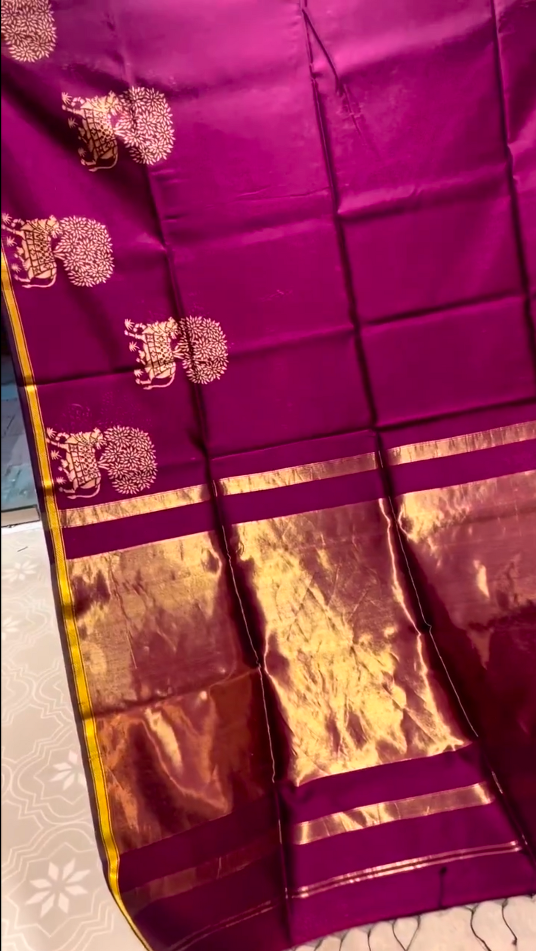 Gorgeous Reshimsilk saree
