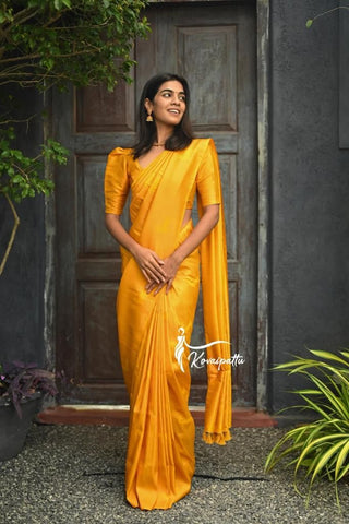 Traditional Kanjivaram Woven Silk Saree With Blouse Piece