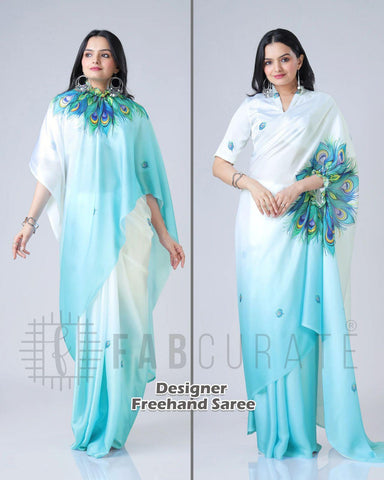 Fancy Soft Crepe Silk Saree