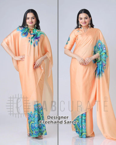 Fancy Soft Crepe Silk Saree