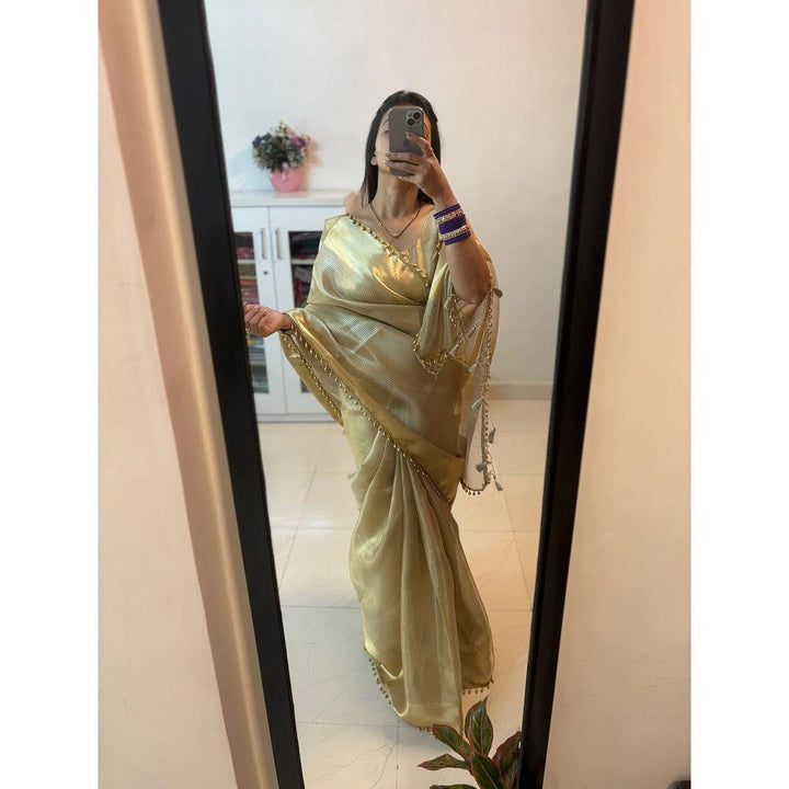 Elegant Designer Antique Gold Border - GOLDEN