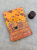 Hypnotic  Pashmina Saree With Preferable Blouse Piece - YELLOW