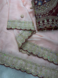 Vaidehi Rangoli Silk Saree - Peach