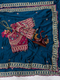 Vaidehi Rangoli Silk Saree - Blue