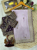 Vaidehi Rangoli Silk Saree -Light pink