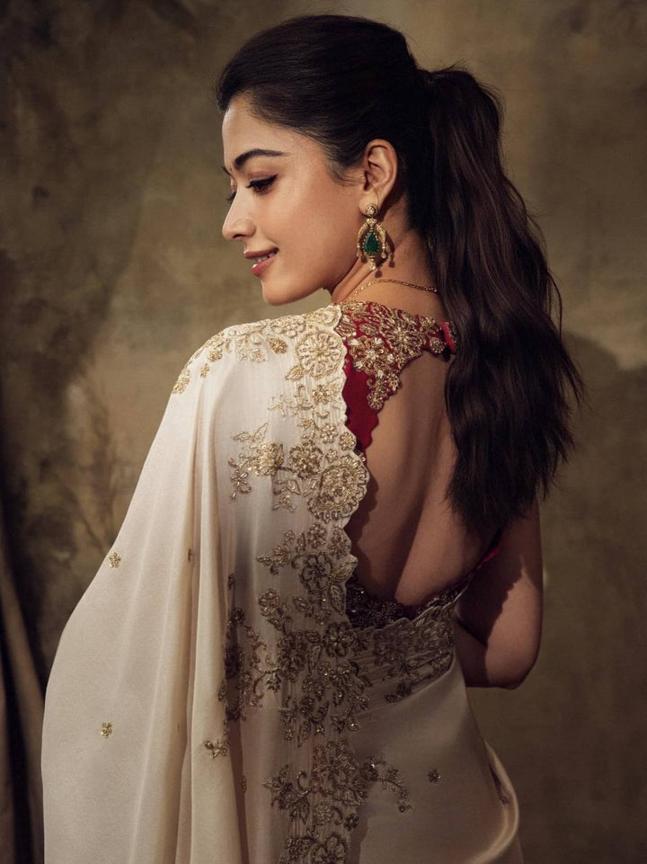 Elegant Sequins Embroidered Rangoli Silk Saree with Heavy Banglori Blouse – Designer Party Wear