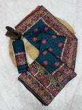 Premium  Embroidered Festive saree with Colorful Traditional Motifs & Detailed Border Work- RAMA