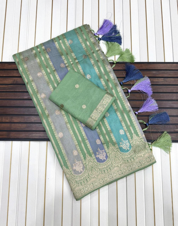 Roopkala Jacquard Saree  - PISTA