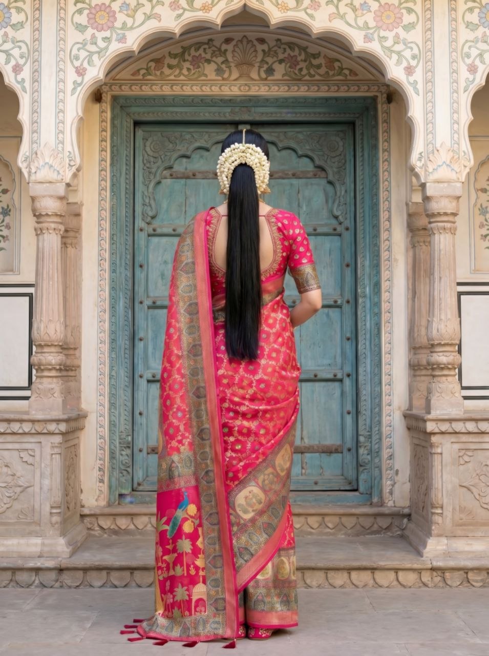 Neelkamal Heritage Silk Saree -PINK