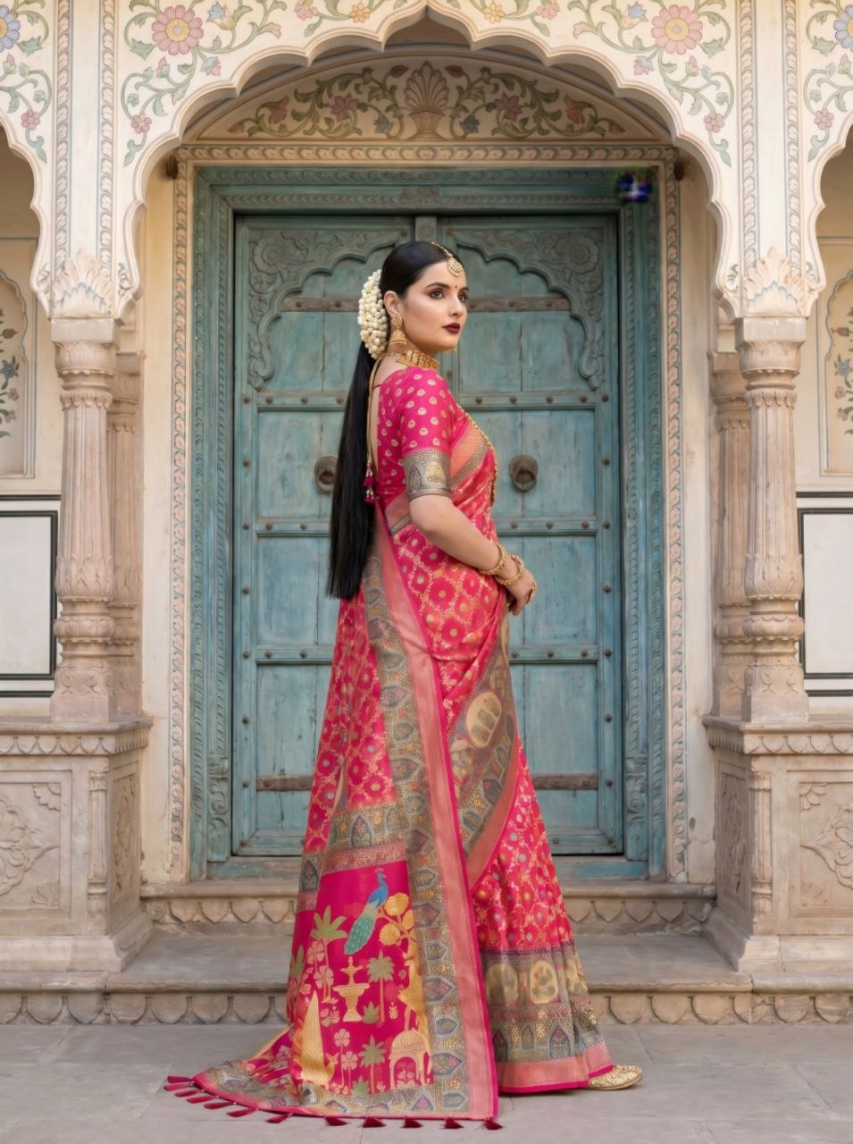 Neelkamal Heritage Silk Saree -PINK