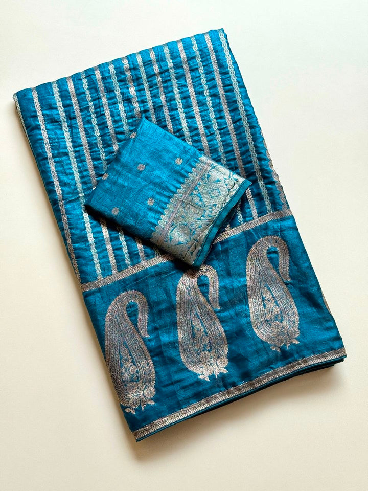 Maharani Amethyst Banarasi Saree - SKY
