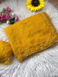 Imperial Butti Beauty Saree  - YELLOW