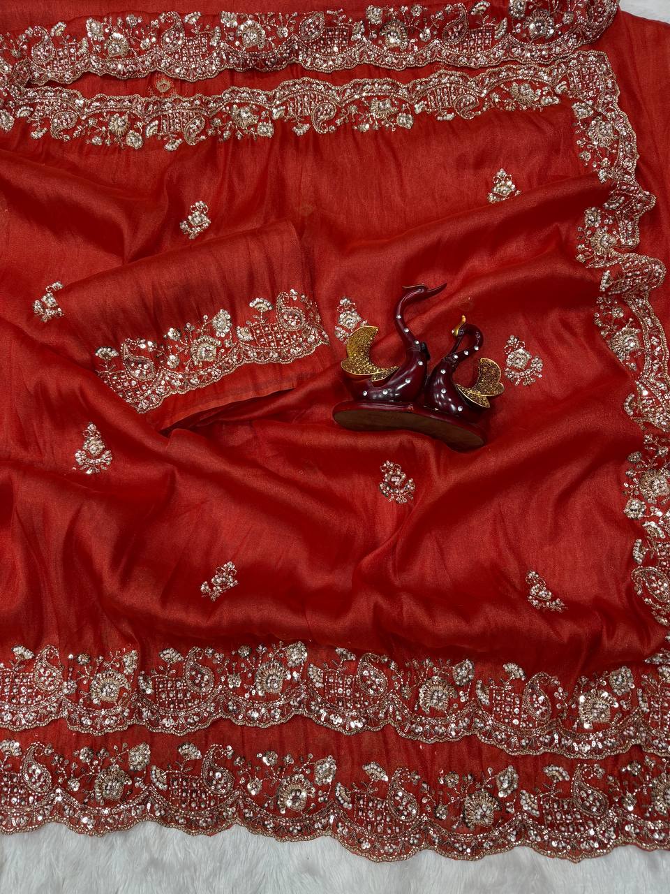 Ruhani Zarkash Tissue Saree