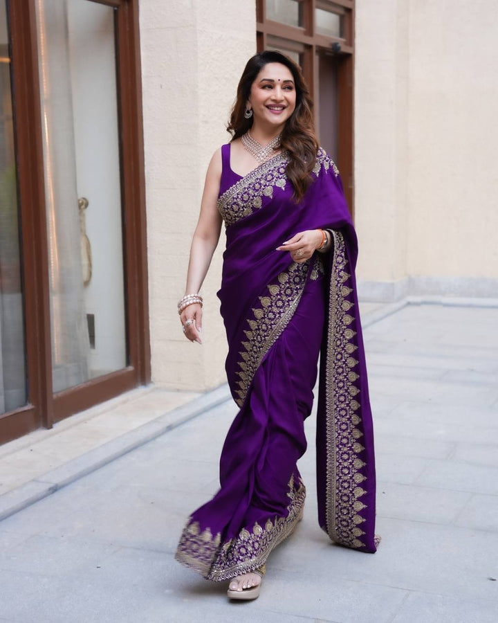 Zarmina Royale Rangoli Saree