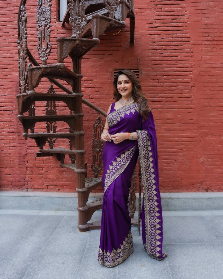 Zarmina Royale Rangoli Saree