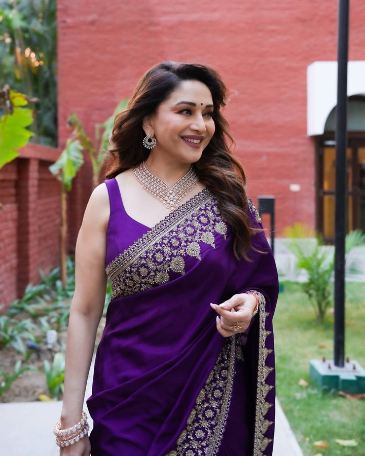 Zarmina Royale Rangoli Saree