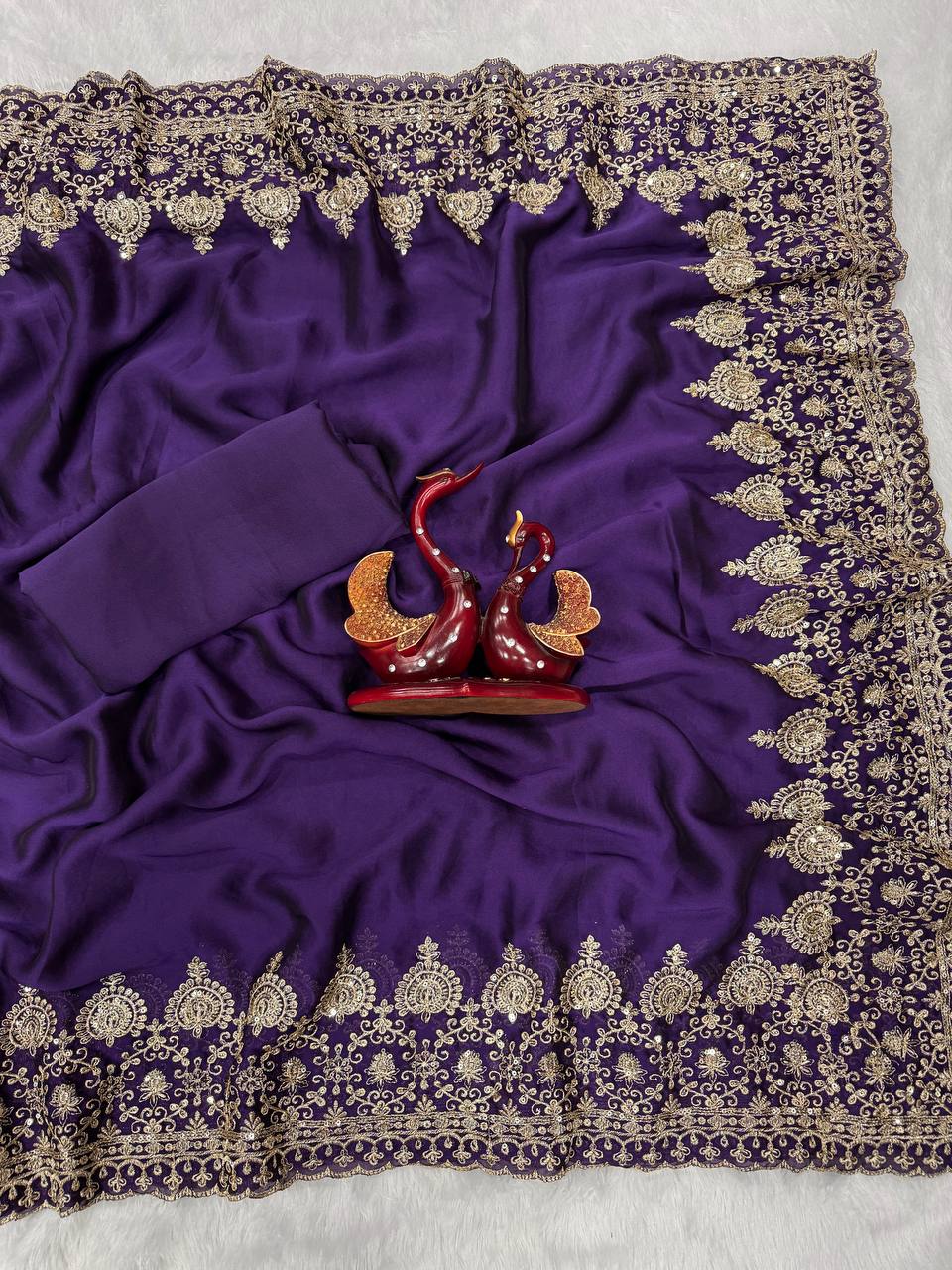 Zarmina Royale Rangoli Saree