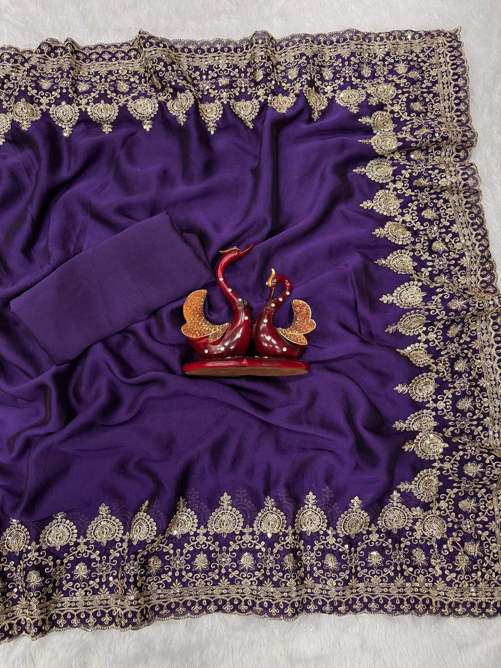 Zarmina Royale Rangoli Saree